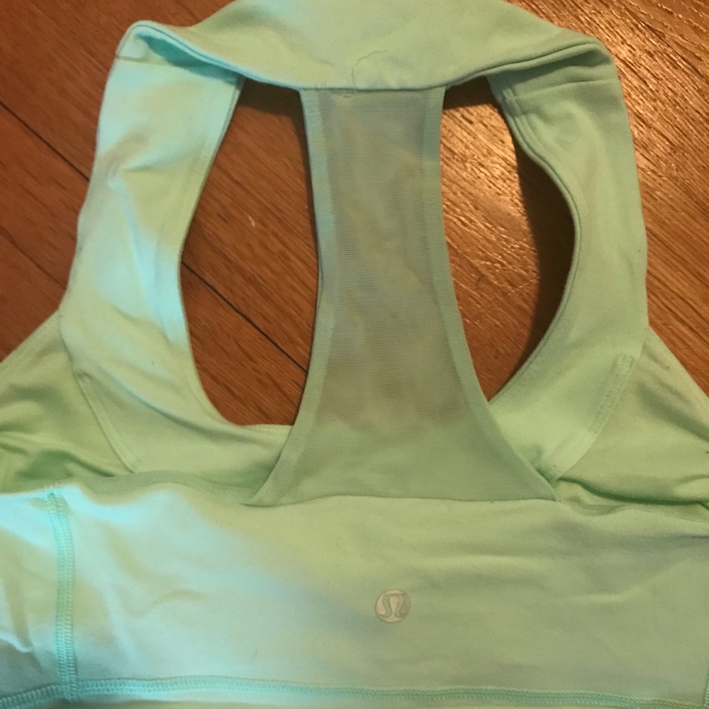 Lululemon mint green Scoop Neck Tank